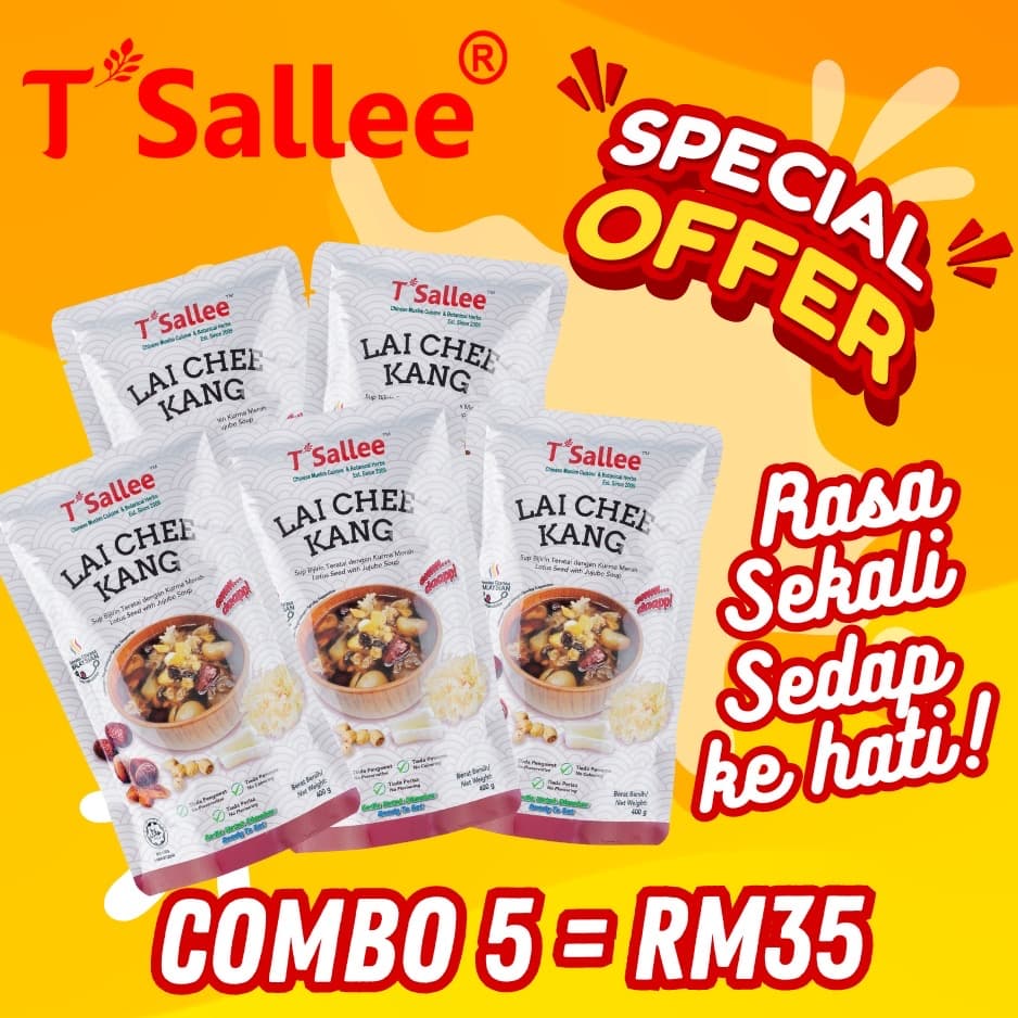 Self Pickup. - Combo 5 ~ Ready To Eat  TSallee Tradisi Lai Chee Kang