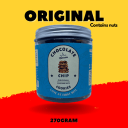 ORIGINAL FLAVOUR: PREMIUM QUALITY CHOCOLATE CHIP COOKIES: 270G EXCLUSIVE JAR: BY NONREKA - Thumbnail 2