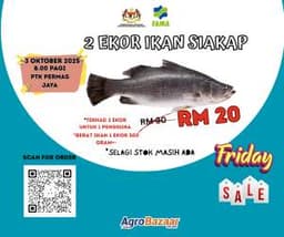 SET IKAN SIAKAP(2 EKOR) - Thumbnail 1