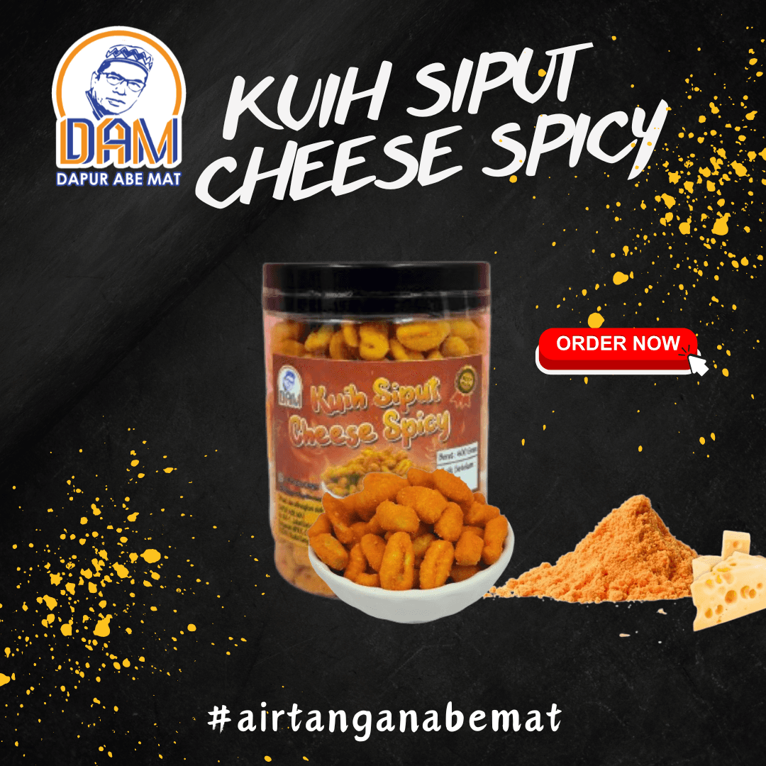 KUIH SIPUT CHEESE SPICY 400 GM - Image 1