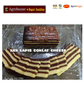Kek Lapis Chocolate Cheese - Image 1