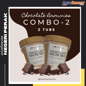 Heavenlycious.my "COMBO 2" Brownies in Tub with Dipping Sauce - Image 1