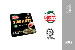 SUDEE Kiub Stok Lembu / Beef Stock Cube [60g] 2 Pek