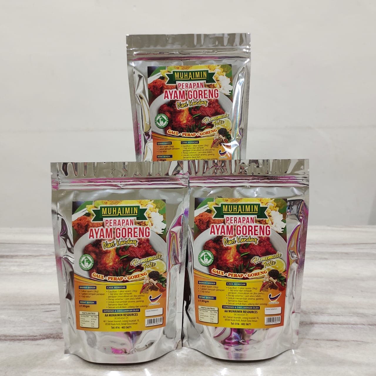 PERAPAN AYAM GORENG NASI KANDAQ