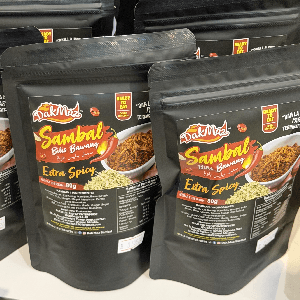 (Ziplock 80g) Sambal Bilis Bawang (Extra Spicy))