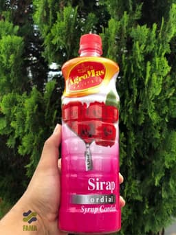 Kordial Sirap Ros 1 Liter Agromas - Thumbnail 2