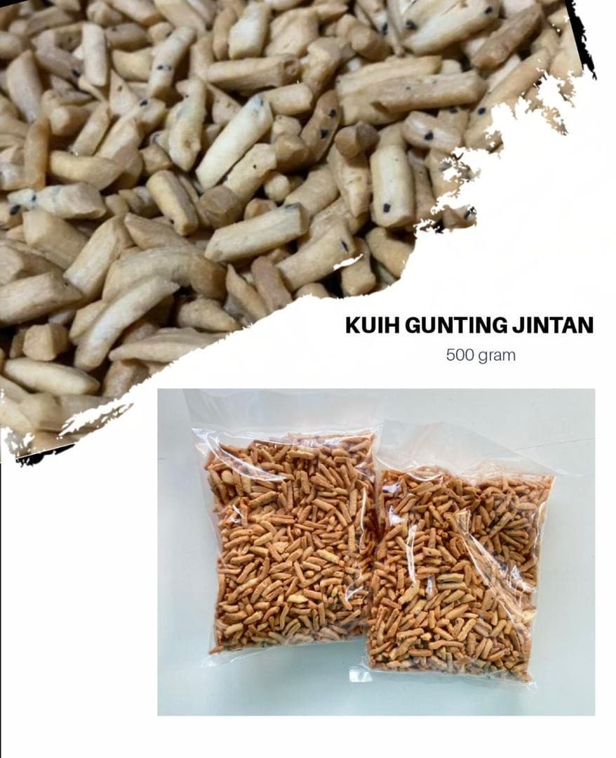 KUIH GUNTING JINTAN HITAM