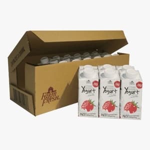 UHT Strawberries yogurt 200ml 24pcs - Carton - Image 1