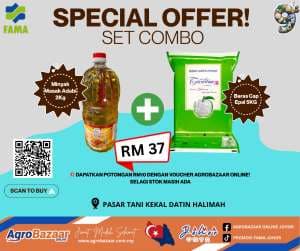 KOMBO JIMAT 393 MART(MINYAK MASAK DAN BERAS)