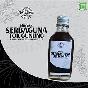 MINYAK SERBAGUNA TOK GUNUNG NAKAWAN HERBS - Image 1