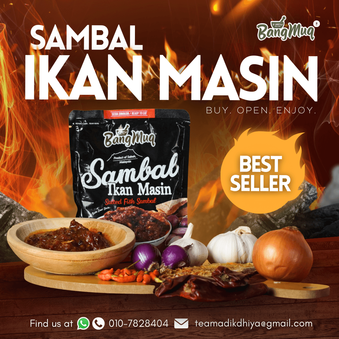 BANG MUQ SAMBAL IKAN MASIN 220G - Image 1