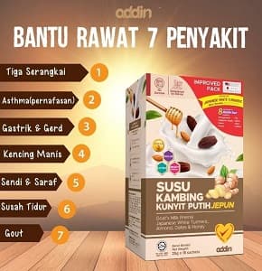 SUSU KAMBING KUNYIT PUTIH JEPUN