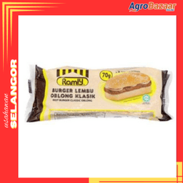 Ramly burger lembu oblong klasik 350gm - Thumbnail 1