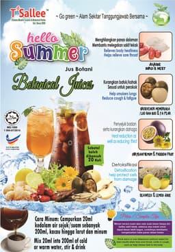 Kordial Minuman Botani + Kekwa dengan Buah Makisa 510grm - Thumbnail 2