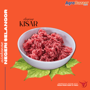 [LEMBU] DAGING KISAR 500g
