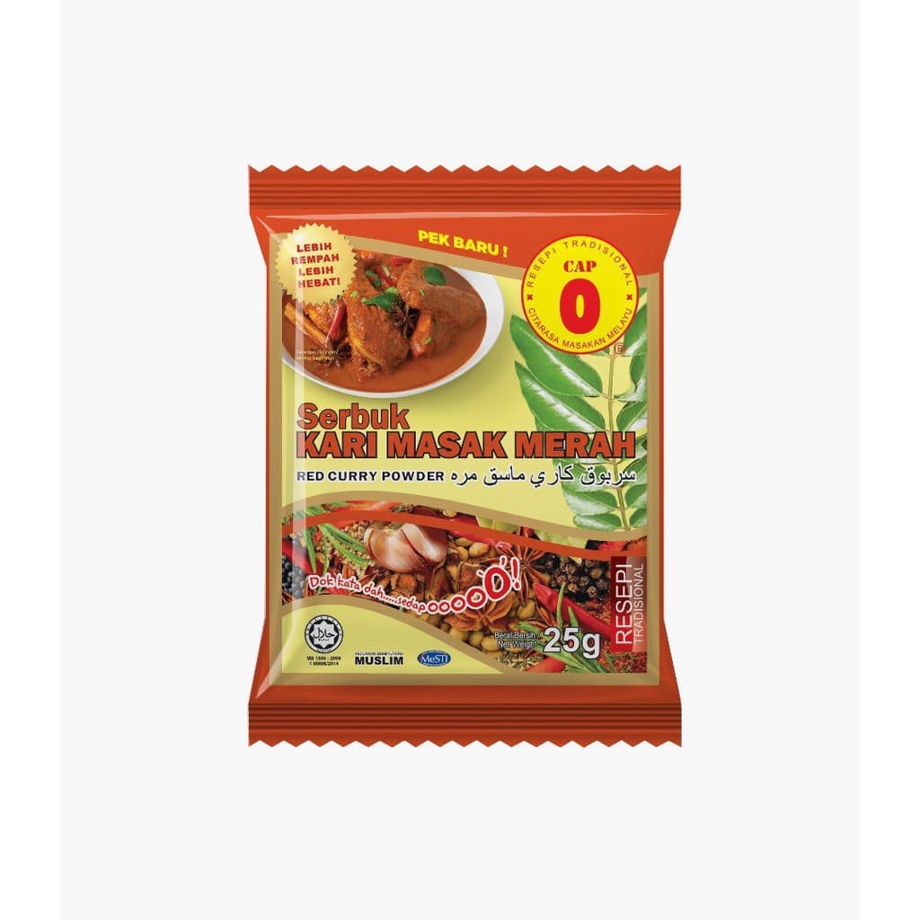 REMPAH KARI CAP O MASAK MERAH 25g - Image 1