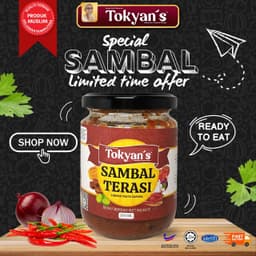 SAMBAL TERASI 200ML TOKYAN'S - Thumbnail 2