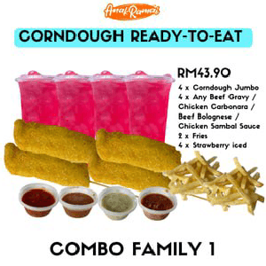 Corndough Set Combo Family 1 AnakRamai
