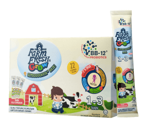 Farm Fresh Grow Powder Milk 1-3 30g x 10 sachets - Pack - Image 1