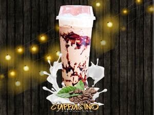 Giraffe Slurp Cappucino