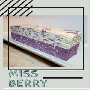 KEK LAPIS SARAWAK - MISS BERRY (BLUEBERRY) - Image 1