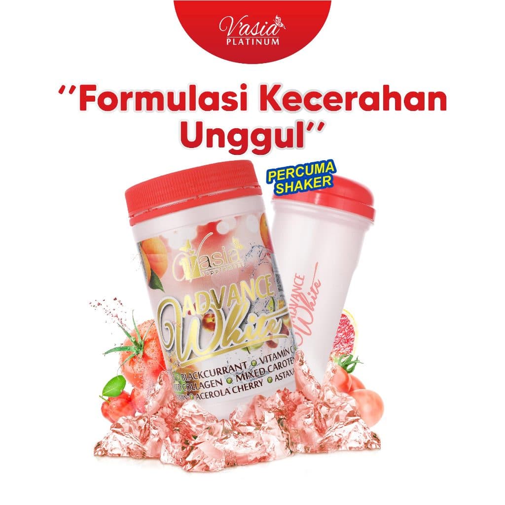 VASIA Advance White Minuman Putih Gebu Whitening Drink - Image 1