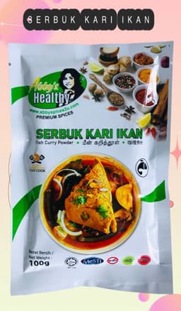 SERBUK KARI IKAN (100g) - Thumbnail 2