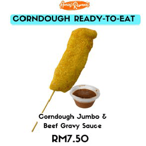 Corndough Jumbo + Beef Gravy Sauce Ala Cart AnakRamai - Image 1