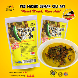 Combo Pes Masak Lemak Cili Api (3 packs x150g) - Thumbnail 2