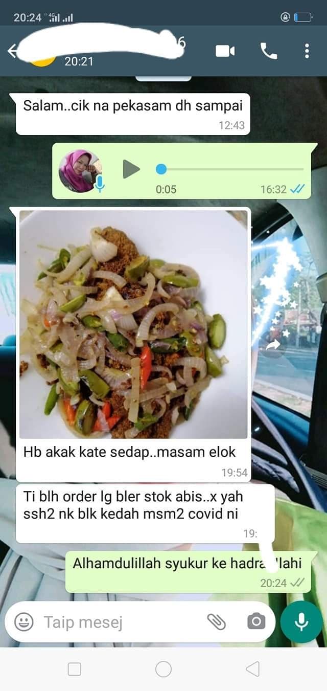 Pekasam telur sotong cikna viral
