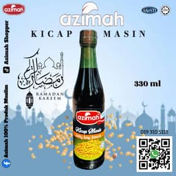 AZIMAH KICAP MASIN 330ML - Thumbnail 1