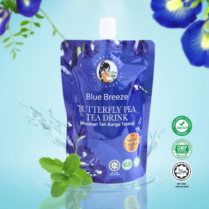 BLUE BREEZE | Teh Bunga Telang | 300ml | Menyegarkan