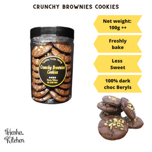 Crunchy Brownies Cookies 100g - Image 1