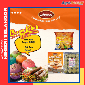 Promo - Roti Plain Set Mini Burger Ramen & Sate Kebab Daging Ori - Image 1