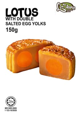 Lotus Mooncake with Double Salted Egg 150g - Thumbnail 2