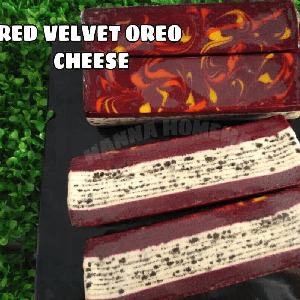 Kek Lapis Red Velvet Oreo Cheese - Image 1