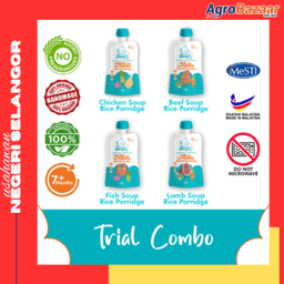 Anas Baby Food: Kombo Pek Percubaan  (4 Perisa) - Thumbnail 1