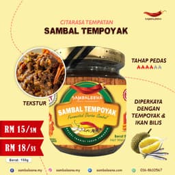 SAMBAL TEMPOYAK SAMBALEENA - Thumbnail 2