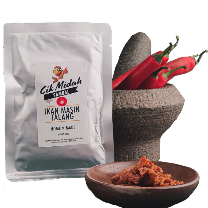 Sambal Ikan Masin Talang Cik Midah 50gram - Image 1
