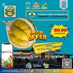 KOMBO DURIAN MUSANG KING & BLACK THORN - Thumbnail 1