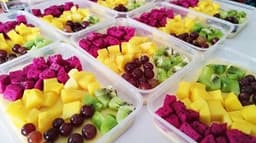 Puding Buah Sos Kastad - Thumbnail 1