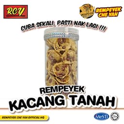 Rempeyek Che Yah Original Kacang Tanah Rempeyek Asli - Thumbnail 1