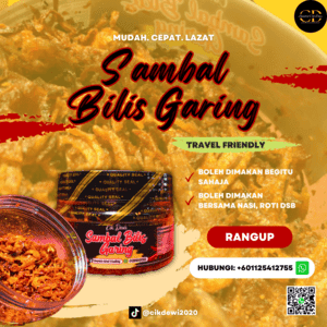 Sambal Bilis Garing Cik Dewi - Image 1