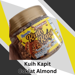 Kuih Kapit Coklat Almond - Image 1