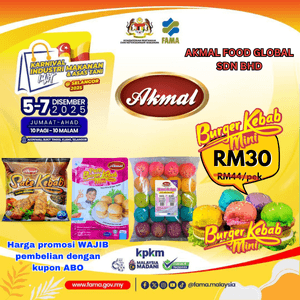 Promo IMAT - Set Mini Burger Bersama 1pek Sate Kebab - Image 1