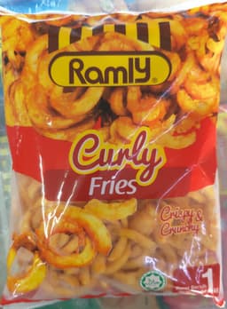 Ramly kentang curly fries 1kg /10 - Thumbnail 2