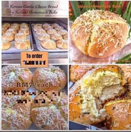 Korean Garlic Cheese Bread - Thumbnail 1