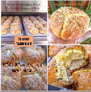 Korean Garlic Cheese Bread