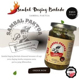 Sambal Daging Berlado 450gram - Thumbnail 1