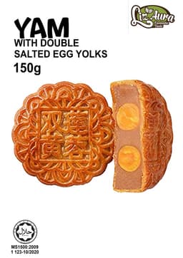 Yam Mooncake with Double Salted Egg 150g - Thumbnail 2